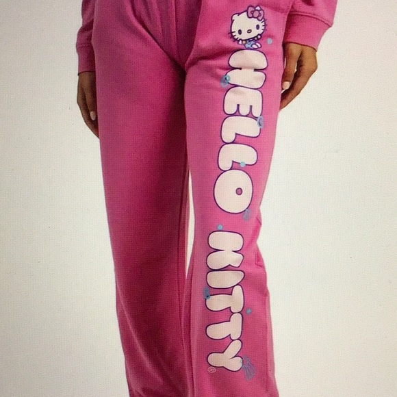ππ»ON SALE NWT Hello Kitty Hoodie & Jogger Set in Pink - Picture 6 of 16